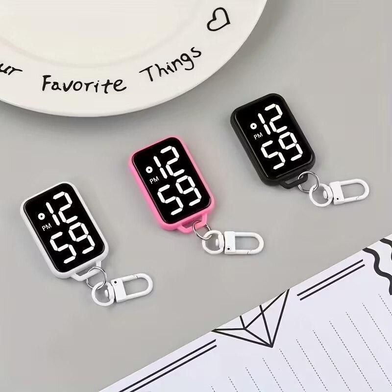 Mini LED Keychain Watch – Portable Time Display Key Chain